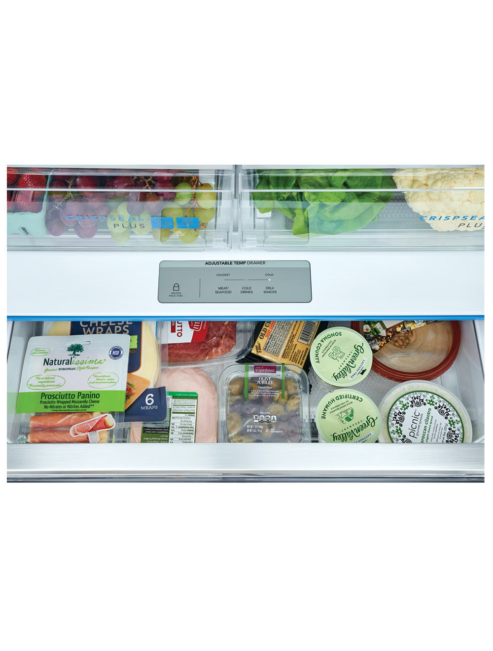 Réfrigérateur portes françaises Inox 36po