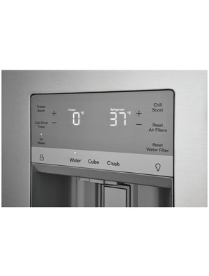 Réfrigérateur portes françaises Inox 36po