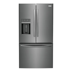 Réfrigérateur portes françaises Inox noir 36po