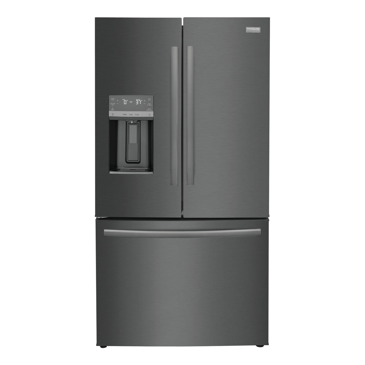 Réfrigérateur portes françaises Inox noir 36po