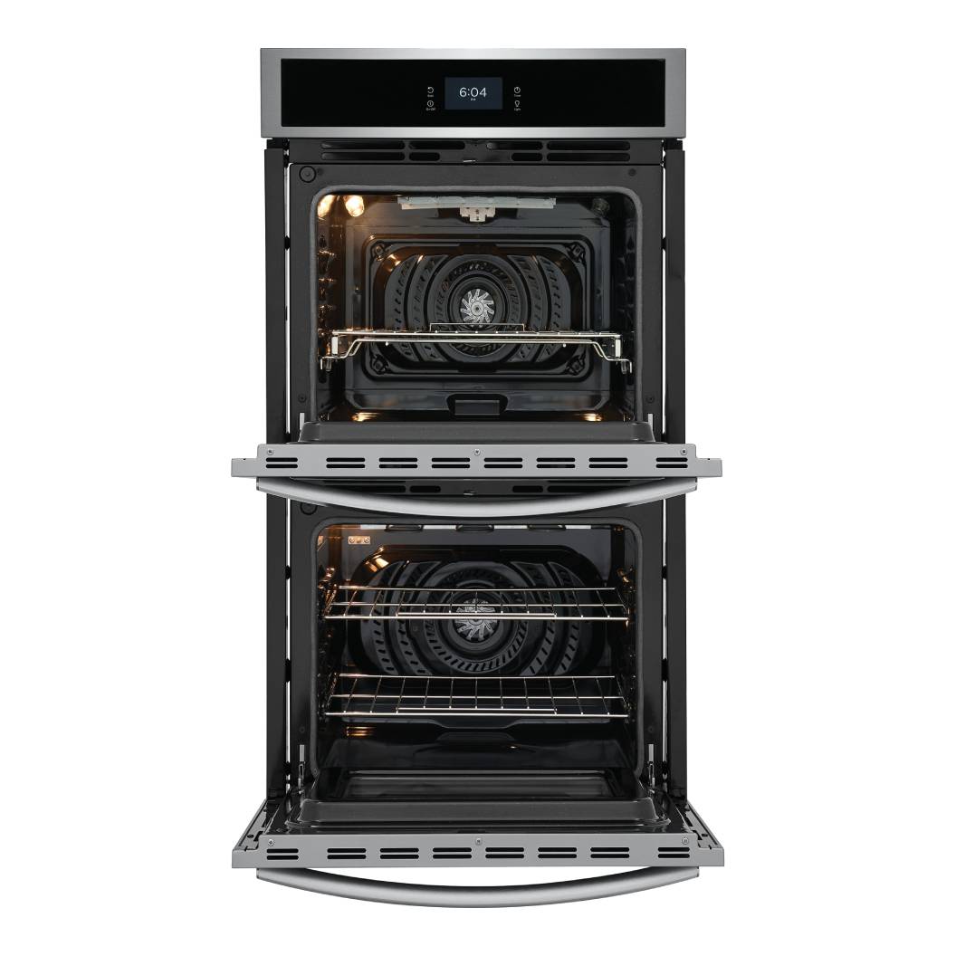 Four encastrable double 27 po. Inox