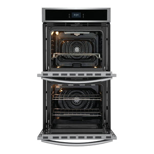 Four encastrable double 27 po. Inox