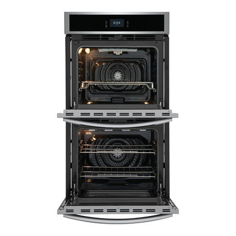 Four encastrable double 27 po. Inox
