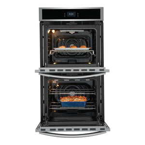 Four encastrable double 27 po. Inox