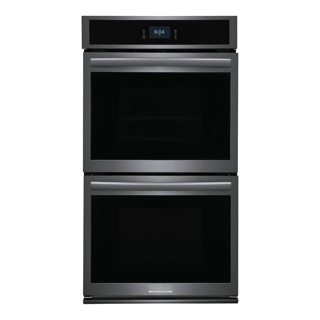 Four encastrable double 27 po. Inox noir 7,6 pi³