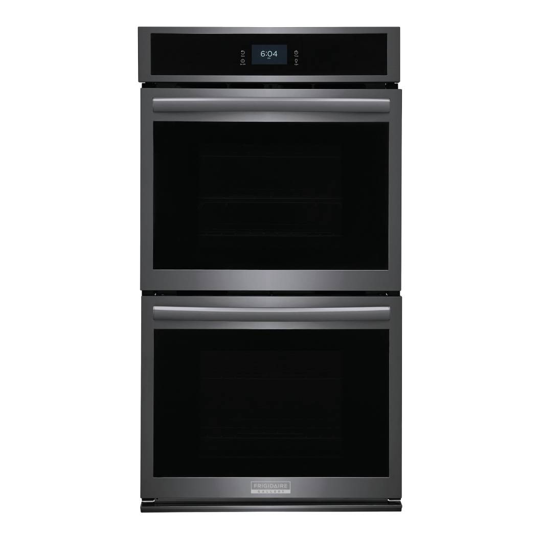 Four encastrable double 27 po. Inox noir 7,6 pi³