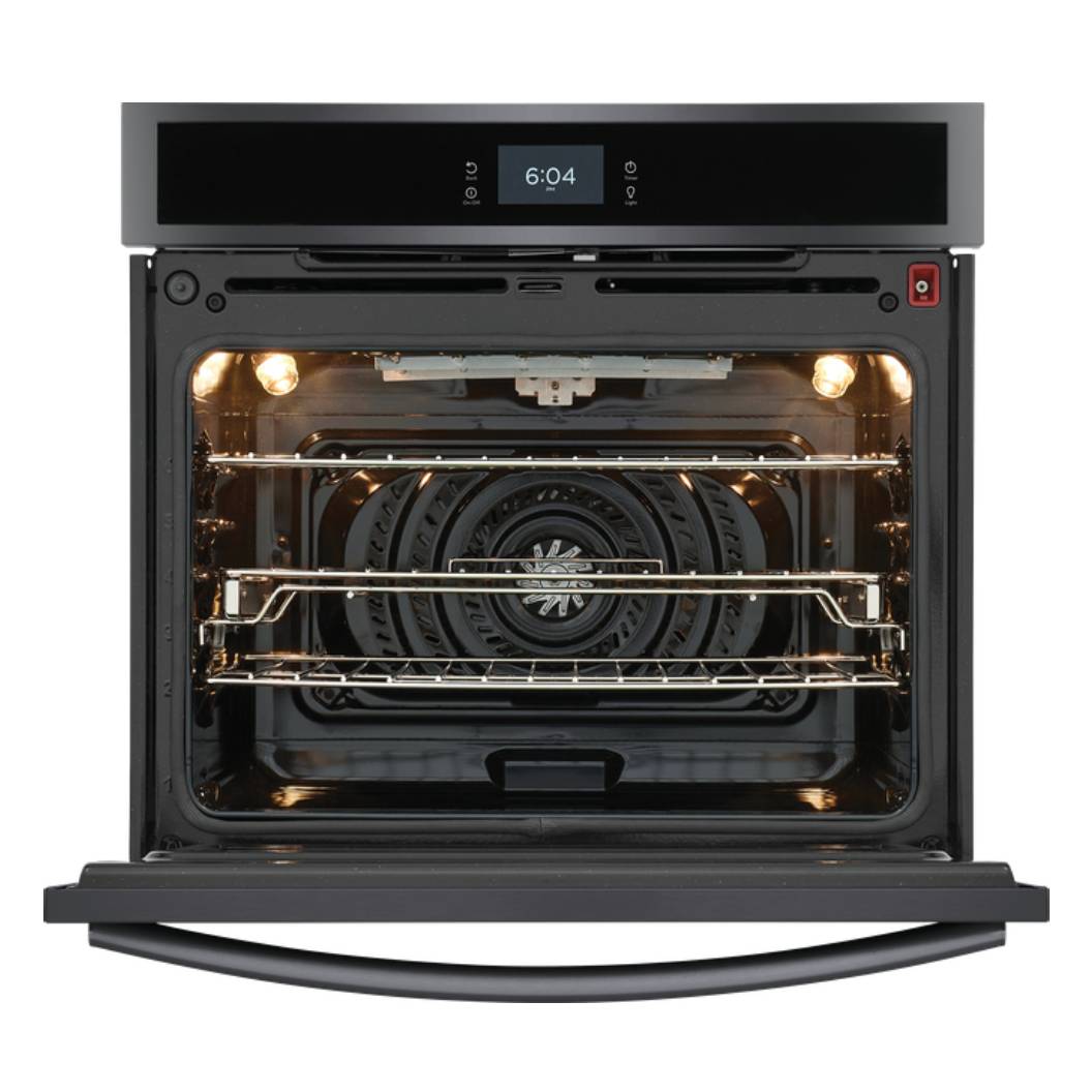 Four encastrable simple 30 po. 5,3 pi³ Inox noir
