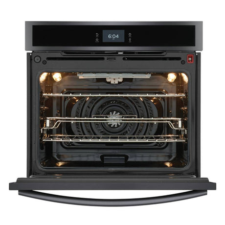 Four encastrable simple 30 po. 5,3 pi³ Inox noir