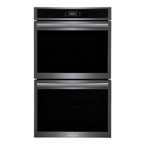 Four encastrable double 30 po.5,3 pi³ Inox noir