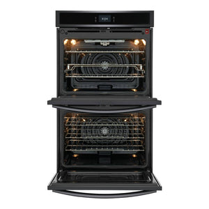 Four encastrable double 30 po.5,3 pi³ Inox noir