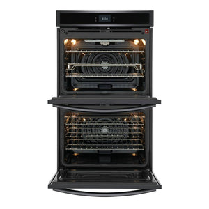 Four encastrable double 30 po. Inox noir 10,6 pi³
