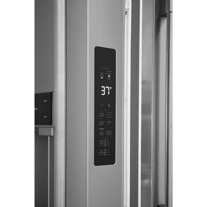 Réfrigérateur 4 portes à 2 battants à profondeur comptoir 36 po, 21,4 pi³ Inox avec Compartiment réfrigérant convertible