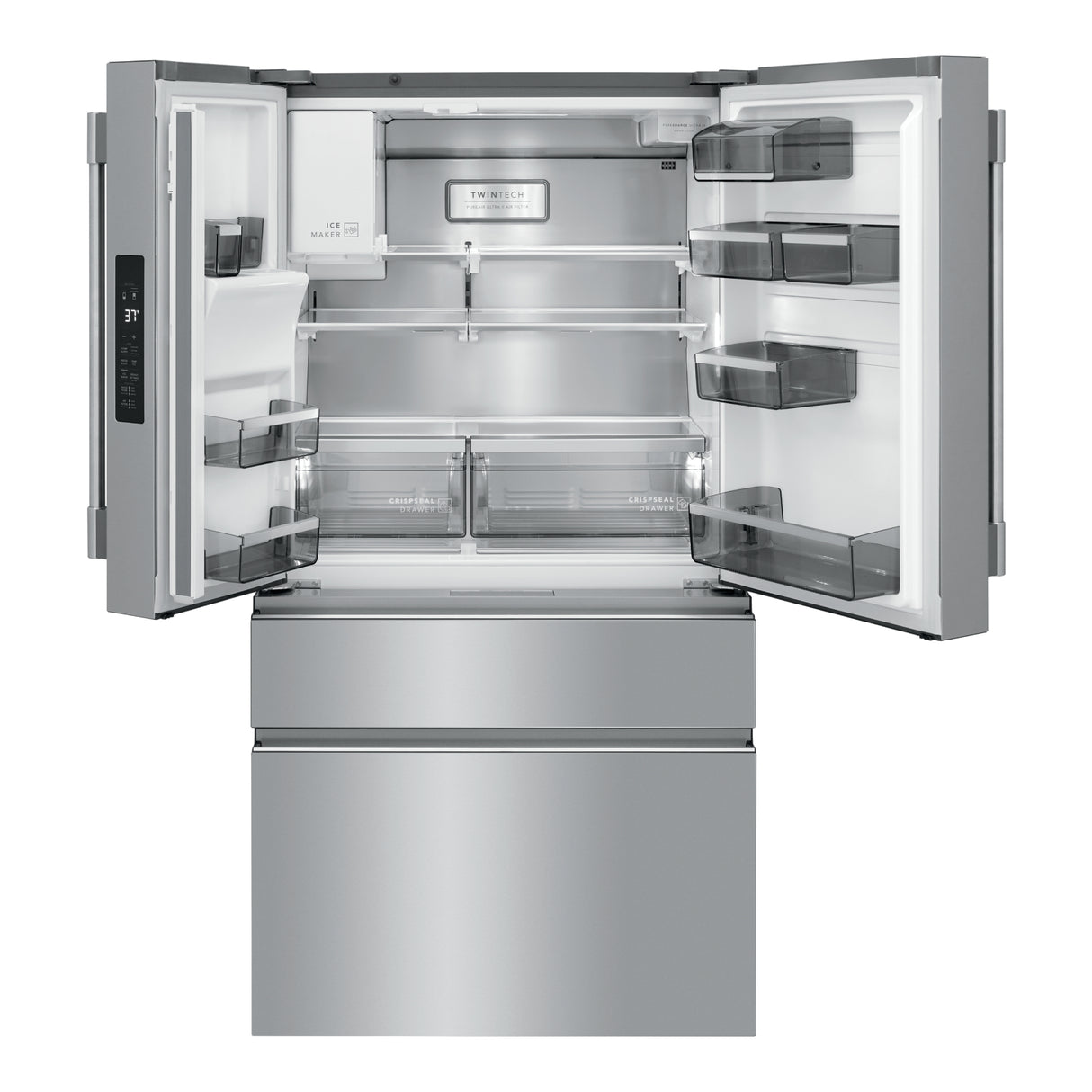 Réfrigérateur portes françaises Inox 36po