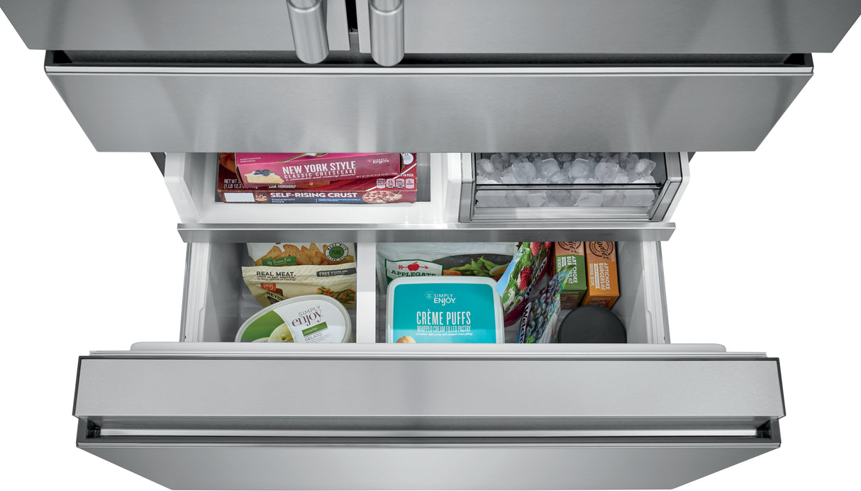 Réfrigérateur portes françaises Inox 36po