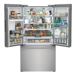 Réfrigérateur portes françaises Inox 36po