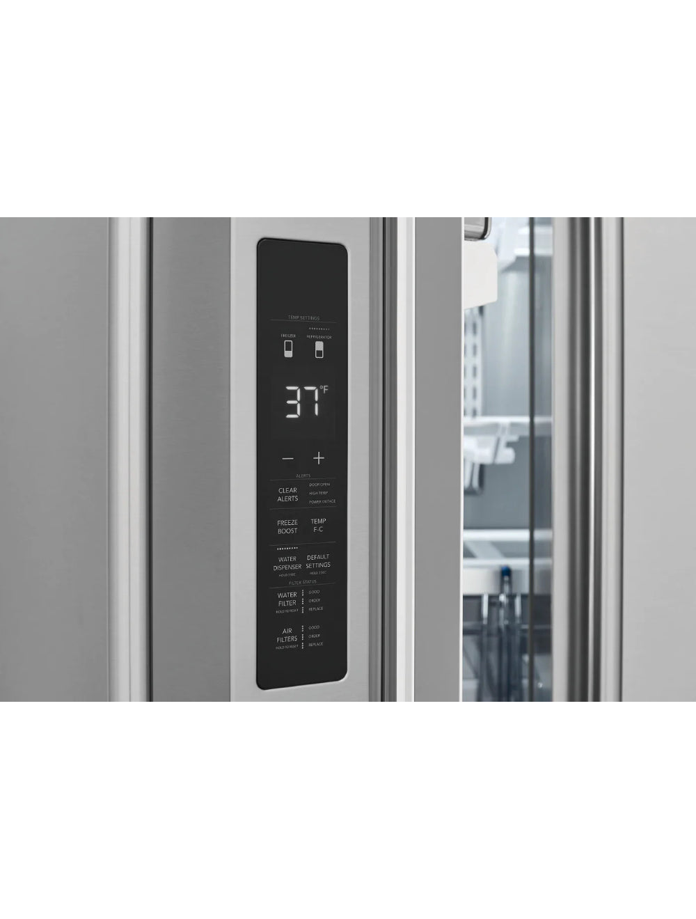 Réfrigérateur portes françaises Inox 36po