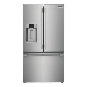 Réfrigérateur portes françaises Inox 36po