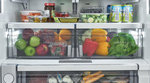 Réfrigérateur portes françaises Inox 36po
