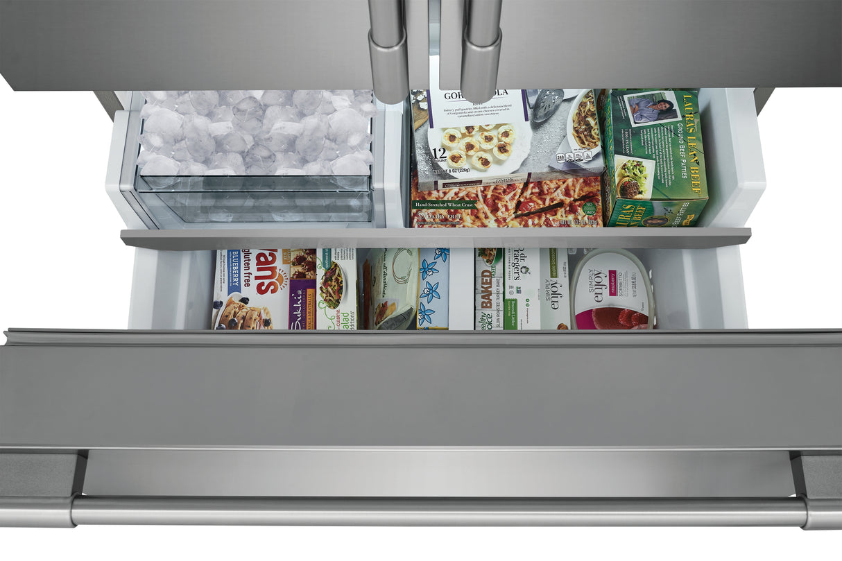 Réfrigérateur portes françaises Inox 36po
