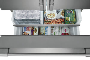 Réfrigérateur portes françaises Inox 36po