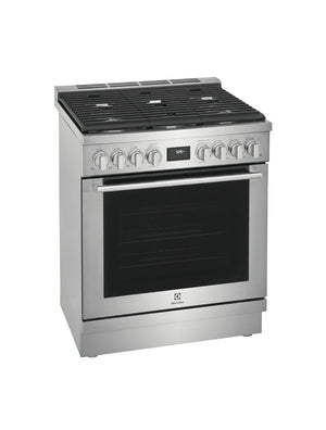 Cuisinière biénergie autoportante 30 po. 4,6 pi³