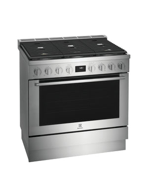 Cuisinière biénergie autoportante 36 po. 4,4 pi³