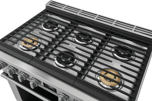 Cuisinière biénergie autoportante 36 po. 4,4 pi³