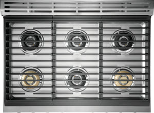 Cuisinière biénergie autoportante 36 po. 4,4 pi³