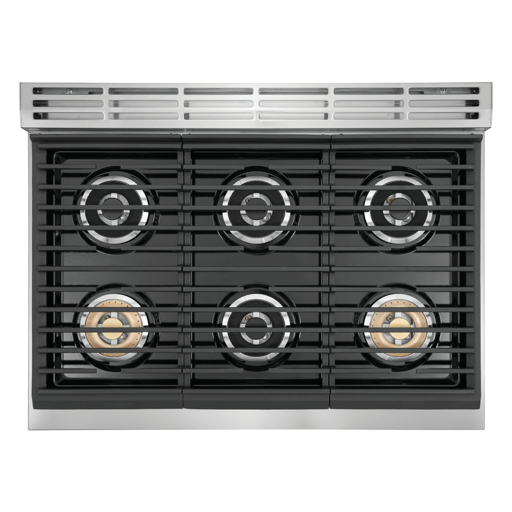 Plaque de cuisson au gaz 36 po. avec ventilation