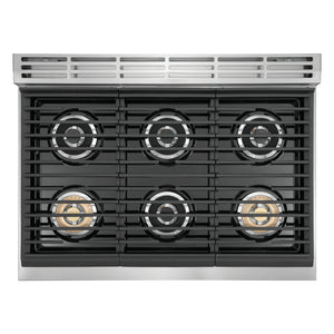 Plaque de cuisson au gaz 36 po. avec ventilation