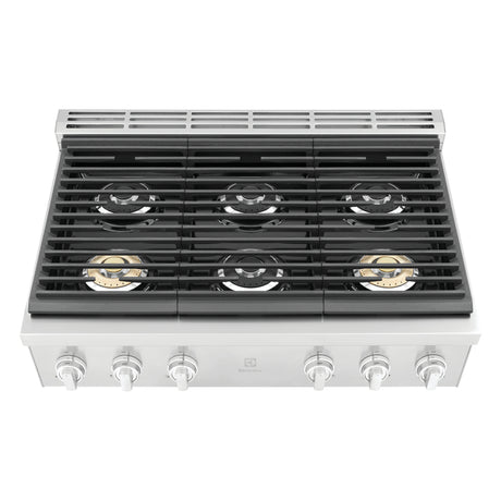 Plaque de cuisson au gaz 36 po. avec ventilation