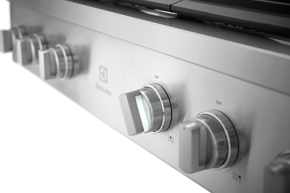 Plaque de cuisson au gaz 36 po. avec ventilation