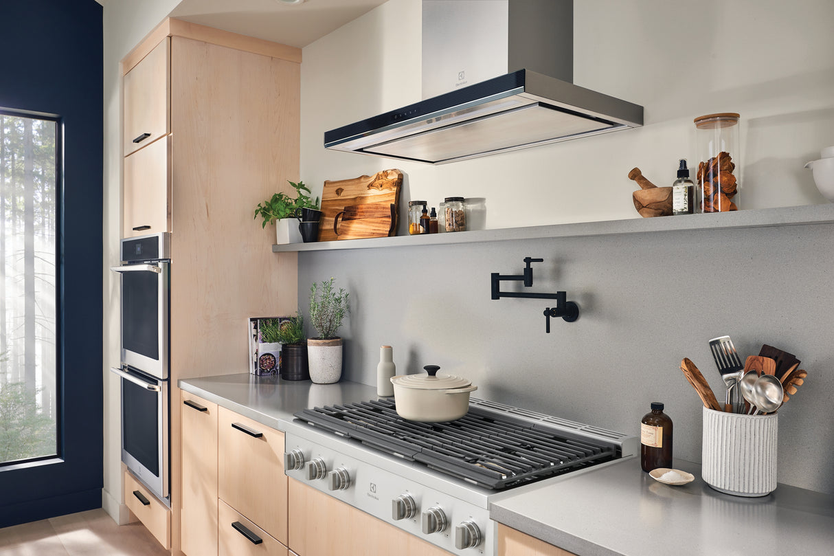 Plaque de cuisson au gaz 36 po. avec ventilation