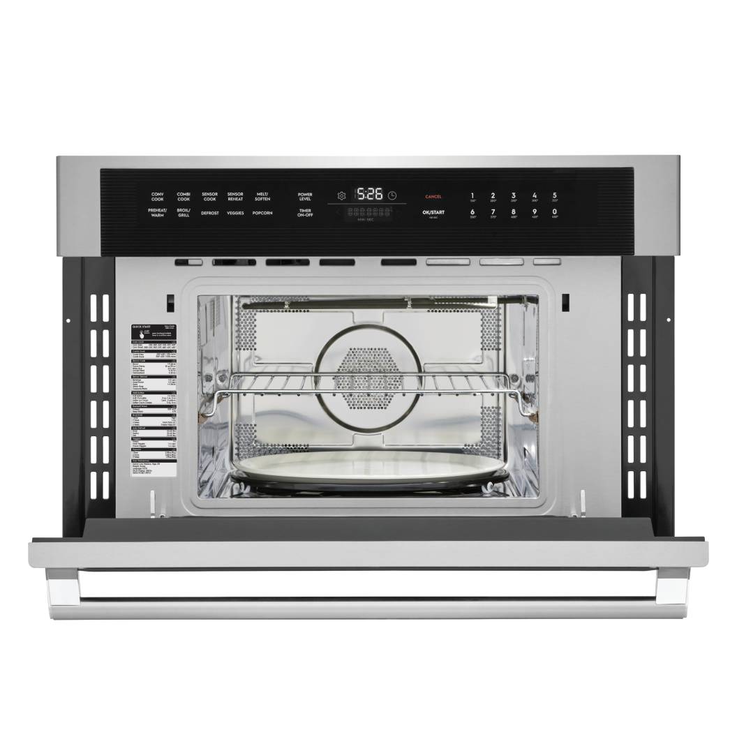 Micro-ondes encastrable 1,6 pi³, 1000W, acier inoxydable