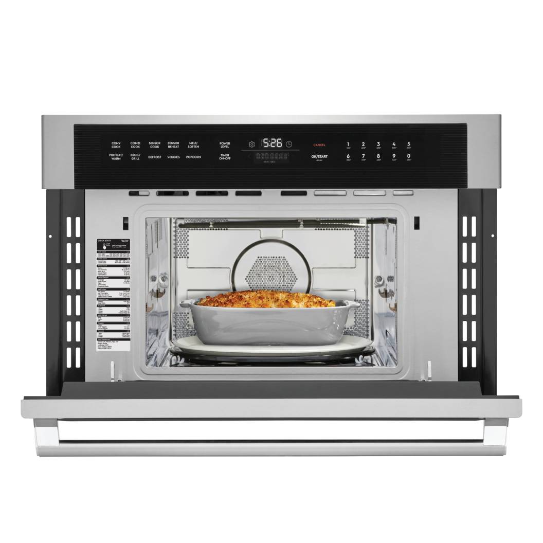 Micro-ondes encastrable 1,6 pi³, 1000W, acier inoxydable