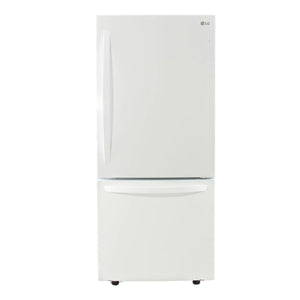 Réfrigérateur congélateur inférieur 30 po Blanc