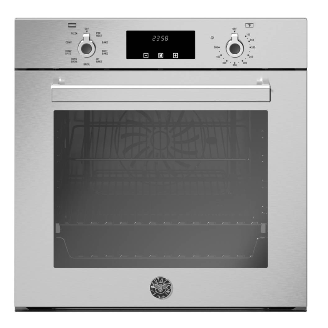 Four encastrable simple 24 po. 2,7 pi³ Inox