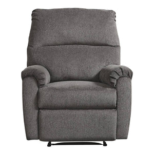 Fauteuil en tissu gris inclinable - Nerviano