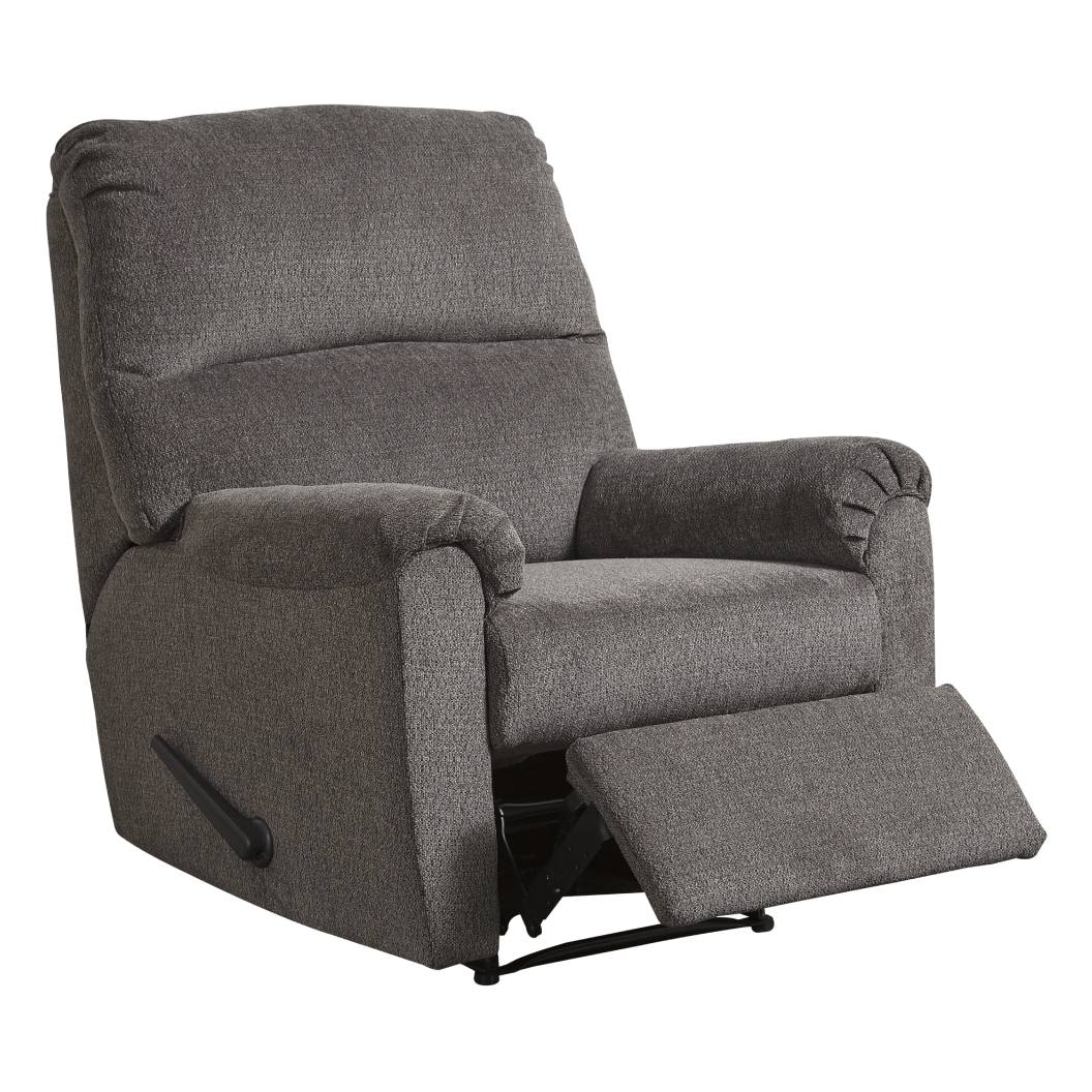 Fauteuil en tissu gris inclinable - Nerviano