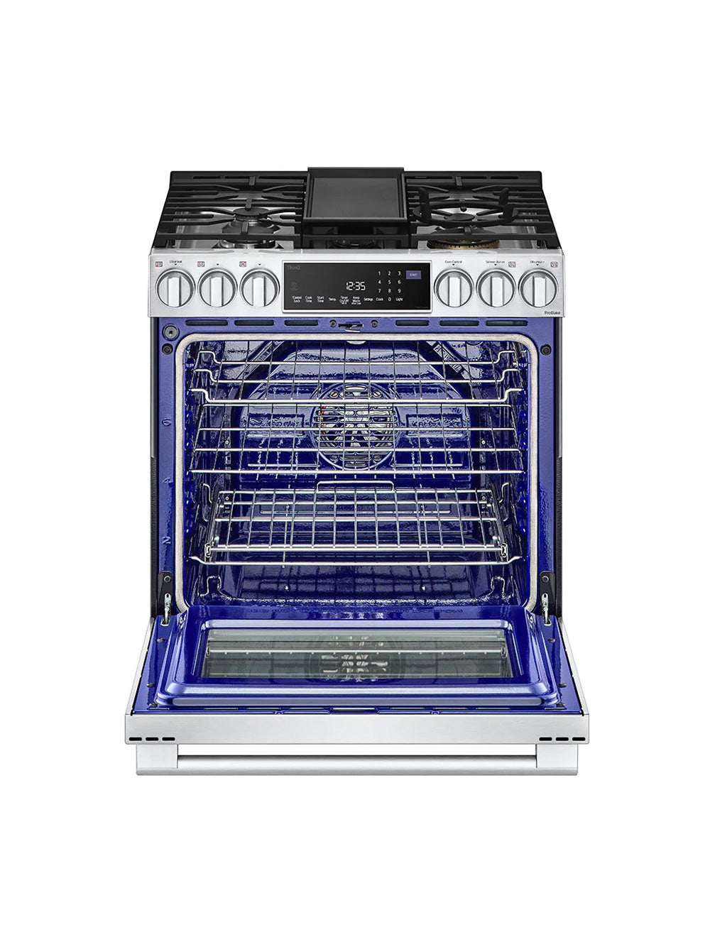 Cuisinière au gaz encastrable 30 po. 6,3 pi³ Inox