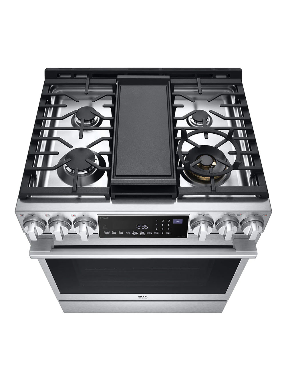 Cuisinière au gaz encastrable 30 po. 6,3 pi³ Inox