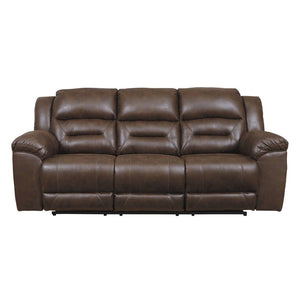 Sofa aspect cuir motorisé - Stoneland
