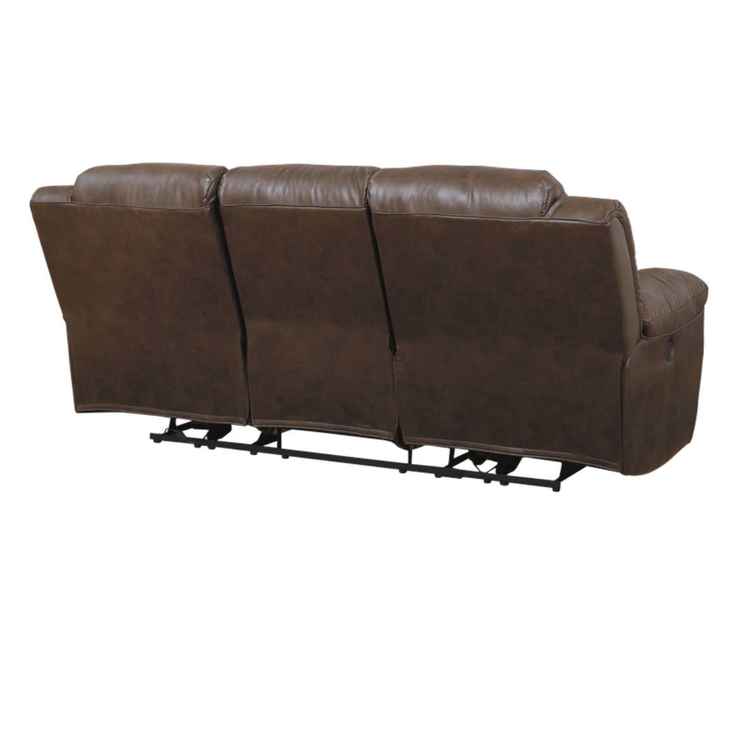 Sofa aspect cuir motorisé - Stoneland