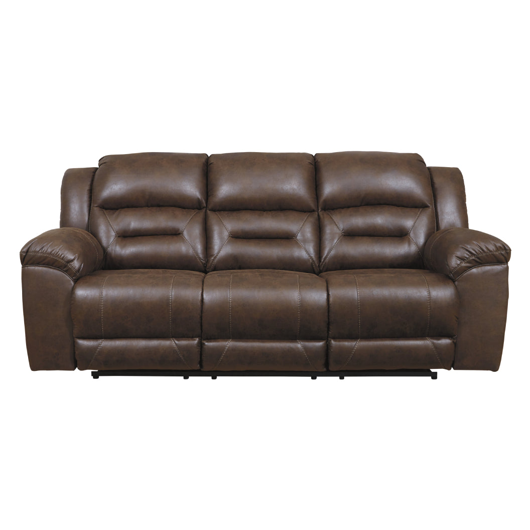 Sofa aspect cuir inclinable - Stoneland