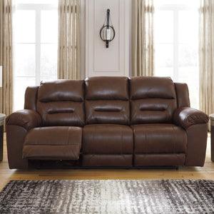 Sofa aspect cuir inclinable - Stoneland