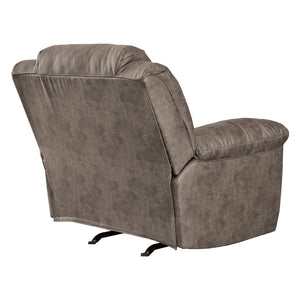 Fauteuil aspect cuir berçant et inclinable - Stoneland