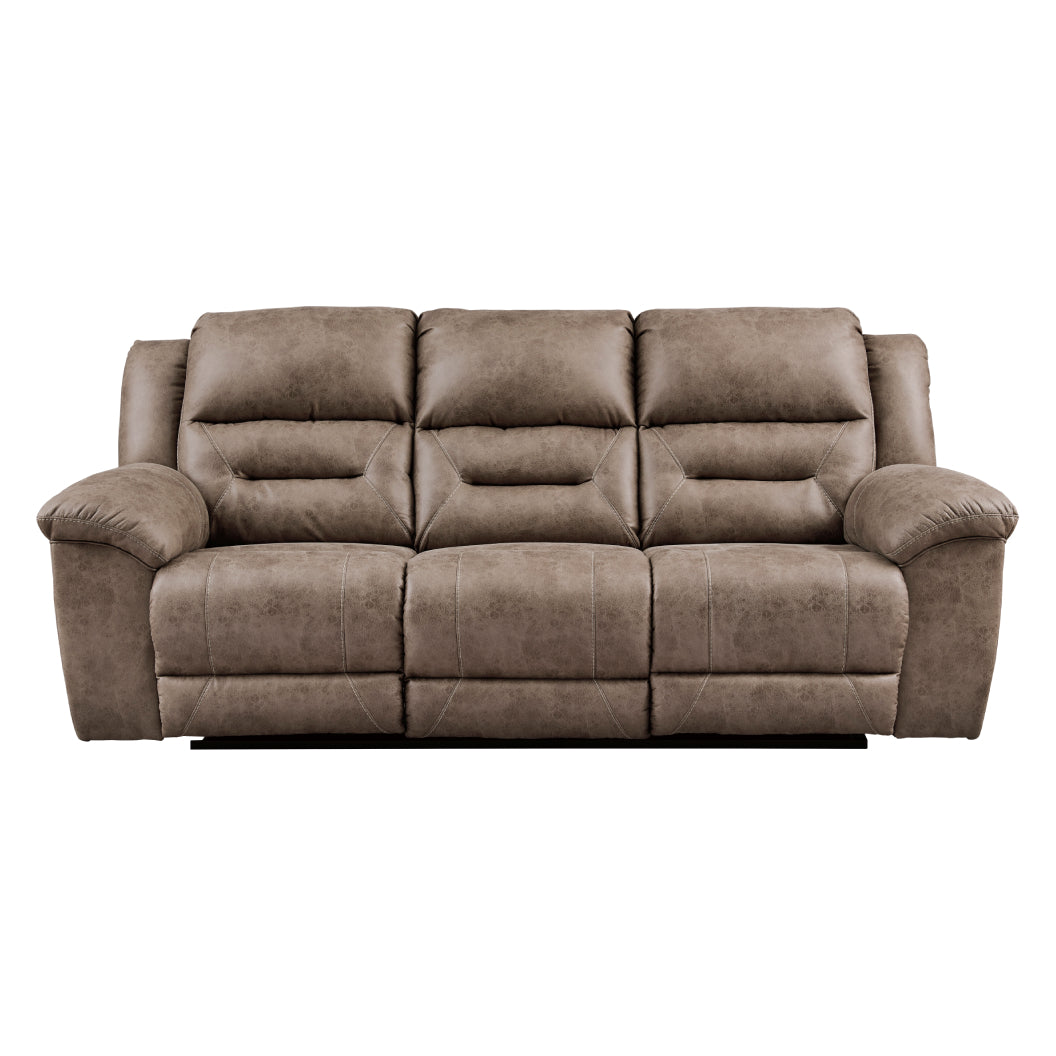 Sofa aspect cuir motorisé - Stoneland