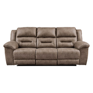 Sofa aspect cuir motorisé - Stoneland