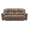 Sofa aspect cuir motorisé - Stoneland