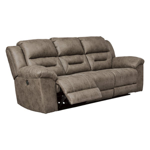Sofa aspect cuir motorisé - Stoneland